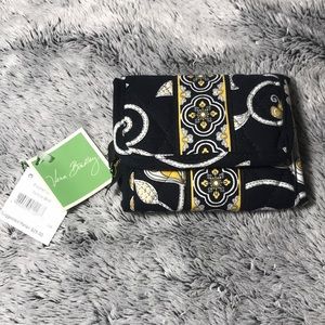 Vera Bradley pocket wallet in Yellow Bird